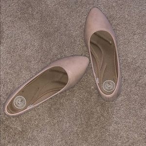 Blush Pointed Ballet Flats